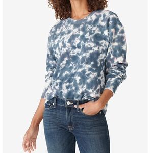 NWT Lucky Brand Tie-Dyed Pull Over Sweatshirt XL